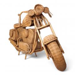 Tom Dixon Tom Dixon attributed Harley Davidson sculpture for Habitat in rattan 1990 - 4749804