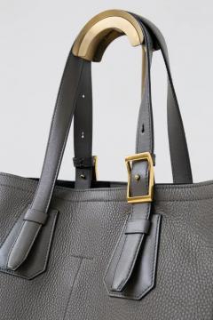 Tom Ford TOM FORD Grey Leather Bag with Handles - 3676300