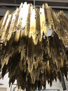 Tom Greene Brutalist Chandelier by Tom Greene for Feldman Lighting - 1034573