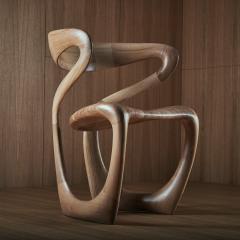 Tom Vaughan S Chair handmade abstract wooden chair by Tom Vaughan - 1627025