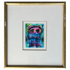 Tomas Sanchez Abstract Watercolor Painting Tomas Sanchez Cuban American Artist - 4632271