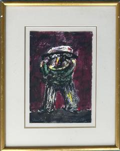 Tomas Sanchez Abstract Watercolor Painting Tomas Sanchez Cuban American Artist - 4632282