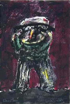 Tomas Sanchez Abstract Watercolor Painting Tomas Sanchez Cuban American Artist - 4632653