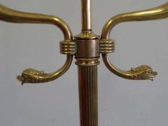 Tomaso Buzzi Pair Italian Mid Century Brass Floor Lamps Attributed Tomaso Buzzi and Gio Ponti - 1799929