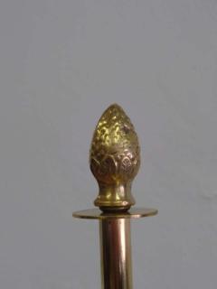 Tomaso Buzzi Pair Italian Mid Century Brass Floor Lamps Attributed Tomaso Buzzi and Gio Ponti - 1799934