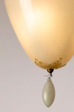 Tomaso Buzzi Tomaso Buzzi lattimo glass chandelier for Venini Italy 1930s - 4316964