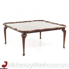 Tomlinson Furniture Co Tomlinson Sophisticate Mid Century Walnut and Burlwood Coffee Table - 3287315