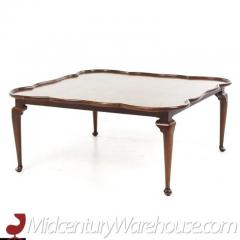 Tomlinson Furniture Co Tomlinson Sophisticate Mid Century Walnut and Burlwood Coffee Table - 3287317