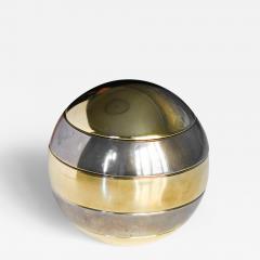 Tommaso Barbi 70s Ashtray Set by Tommaso Barbi in Metal and Brass - 3383896