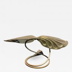 Tommaso Barbi Double Leaf Brass Lamp by Tomasso Barbi for Carlos Giorgi - 2256840