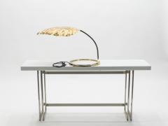 Tommaso Barbi Hollywood Regency Rhubarb brass table lamp Tommaso Barbi 1970s - 997147