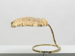 Tommaso Barbi Hollywood Regency Rhubarb brass table lamp Tommaso Barbi 1970s - 997155