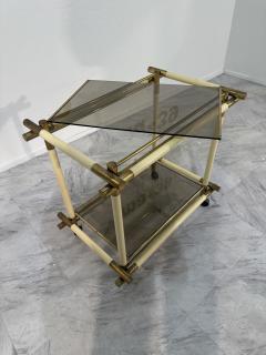 Tommaso Barbi Mid Century Italian Bar Cart by Tommaso Barbi 1970s - 3873396