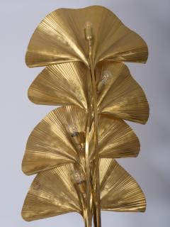 Tommaso Barbi Mid Century Modern Brass Palm Floor Lamp by Tommaso Barbi Italy - 4512344