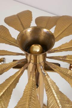 Tommaso Barbi Rare and Impressive Brass Rhaburb Floor Lamp by Tommaso Barbi - 823858