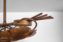 Tommaso Barbi Swirling Foliage Chandelier in the manner of Tommaso Barbi Europe 1960s - 4617069