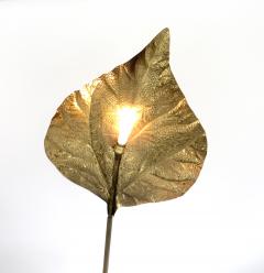 Tommaso Barbi Tommaso Barbi Italian Brass Rhubarb Leaf Floor Lamp - 613559