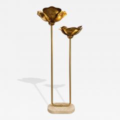 Tommaso Barbi Tommaso Barbi Lotus Floor Lamp Italy c 1970s - 4810969