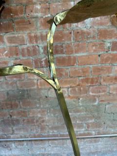 Tommaso Barbi Tommaso Barbi Three Leaves Rhubarb Brass Floor Lamp Bottega Gadda Italy 1970s - 3613838