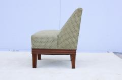 Tommi Parzinger 1940s Tommi Parzinger Mahogany Slipper Chair - 4238938
