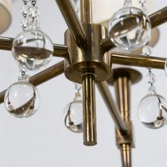 Tommi Parzinger 1950s Tommi Parzinger Brass Chandelier - 2837858