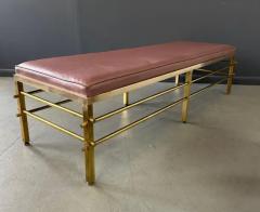 Tommi Parzinger 1950s Tommi Parzinger for Parzinger Originals Brass Bench - 4003420