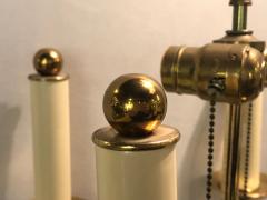 Tommi Parzinger Brass Hollywood Regency Tommi Parzinger Style Trumpet Form Floor Lamp - 2998646