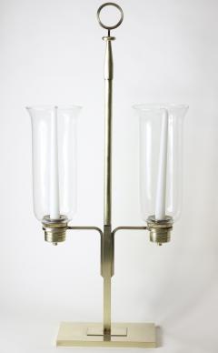 Tommi Parzinger Double Hurricane Candle Lamp by Tommi Parzinger 1955 United States - 2467826
