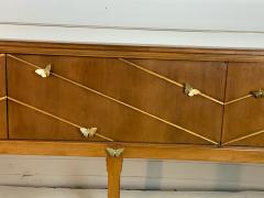 Tommi Parzinger EXCEPTIONAL MID CENTURY BRASS BUTTERFLIES SIDEBOARD - 1197861