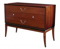 Tommi Parzinger Extremely Good Quality Tommy Parzinger Mid Century Mahogany Chest - 389907