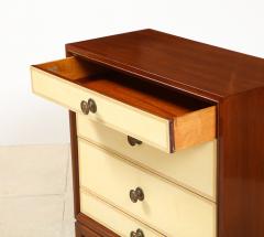 Tommi Parzinger Leather Front Chest of Drawers by Tommi Parzinger for Charak Modern - 2647872