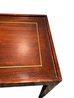Tommi Parzinger MID CENTURY INLAID MAHOGANY GAME TABLE IN THE MANNER OF TOMMI PARZINGER - 4463421