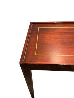 Tommi Parzinger MID CENTURY INLAID MAHOGANY GAME TABLE IN THE MANNER OF TOMMI PARZINGER - 4463424
