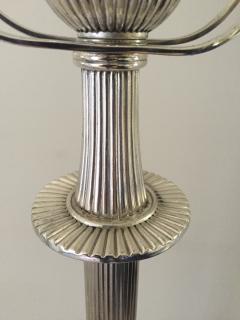 Tommi Parzinger Mid Century Modern Polished Nickel Urn Form Torch re by Tommi Parzinger - 923274