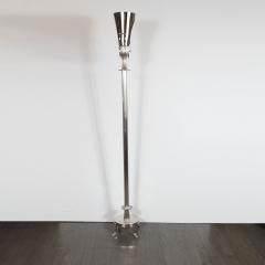Tommi Parzinger Mid Century Modern Polished Nickel Urn Form Torch re by Tommi Parzinger - 1700690