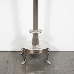 Tommi Parzinger Mid Century Modern Polished Nickel Urn Form Torch re by Tommi Parzinger - 1700696