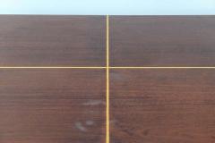 Tommi Parzinger Modern Mahogany and Maple Parquetry Inlaid Dining Table by Tommi Parzinger - 4651234