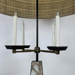 Tommi Parzinger Monumental Mid Century Obelisk Candelabra Lamp in the Style of Tommi Parzinger - 4131505