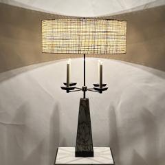 Tommi Parzinger Monumental Mid Century Obelisk Candelabra Lamp in the Style of Tommi Parzinger - 4131509
