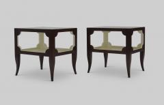 Tommi Parzinger Pair Tommi Parzinger Originals Tables w Onyx Tops - 2192884