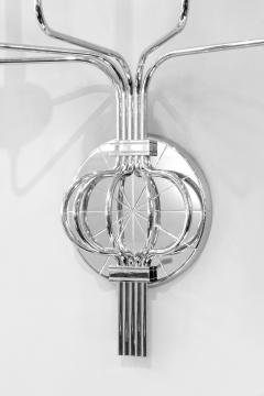 Tommi Parzinger Pair of Elegant 5 Arm Candle Sconces by Tommi Parzinger - 194528