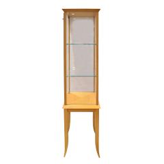 Tommi Parzinger Parzinger Petit Walnut and Glass Display Cabinet 1960s - 1484889
