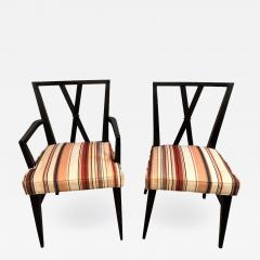 Tommi Parzinger Set of Ten Tommi Parzinger Attributed Dining Room Chairs - 1292986
