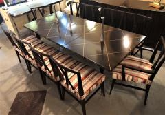 Tommi Parzinger Set of Ten Tommi Parzinger Attributed Dining Room Chairs - 3001566