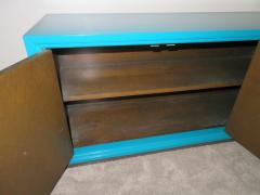Tommi Parzinger Stunning Petite Parzinger Style Studded Console Credenza Mid Century Modern - 1435294