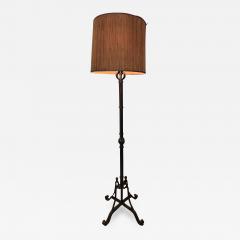 Tommi Parzinger TOMMI PARZINGER SCROLLED BLACK IRON FLOOR LAMP - 2545982