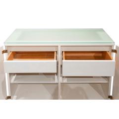 Tommi Parzinger Tommi Parzinger 2 Door Cabinet with Illuminating Glass Top 1960s - 3242937
