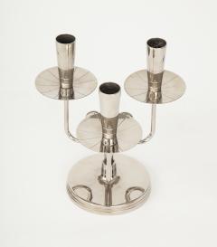 Tommi Parzinger Tommi Parzinger 3 Arm Nickel Candelabra - 970668