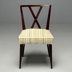 Tommi Parzinger Tommi Parzinger Attrib Mid Century Modern Twelve Dining Chairs 1960s - 3765573