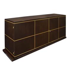 Tommi Parzinger Tommi Parzinger Beautifully Crafted 4 Door Credenza 1950s Signed  - 1423752